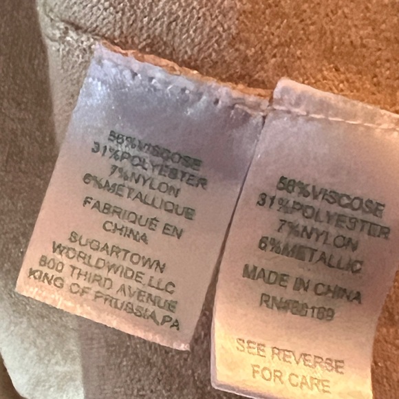 Lilly Pulitzer Gold Sparkly Open Cardigan / Sweater L - Picture 5 of 10